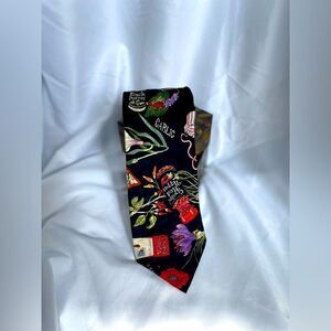 1993 Nicole Miller Neck Tie Excellent Preloved Condition